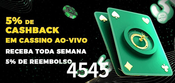 Promoções do cassino ao Vivo 4545